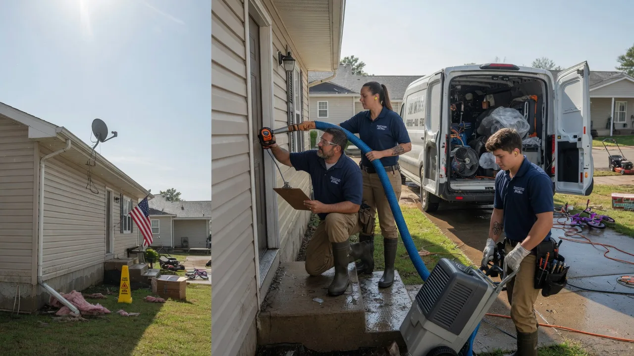 Ceiling Water Damage Restoration in Crawley, WV near me